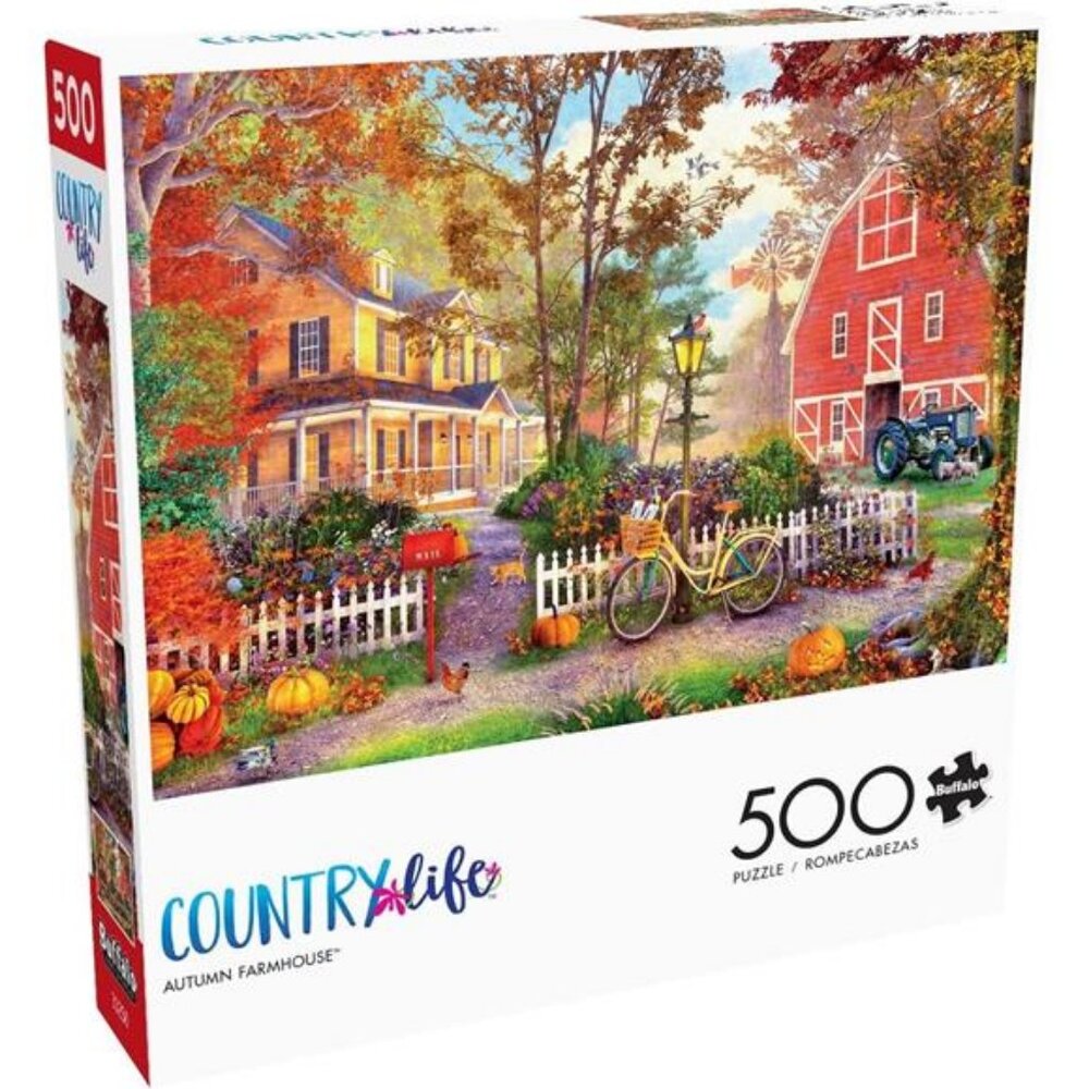 Buffalo Games‎ - Dominic Davison - Autumn Farmhouse - 500 Piece Jigsaw Puzzle